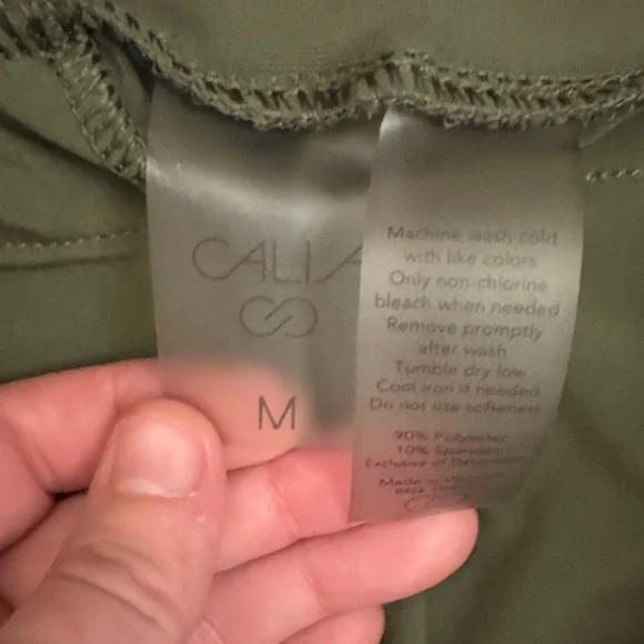 CALIA by Carrie Underwood Olive Ankle Joggers - Picture 7 of 8